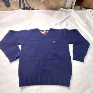 Tommy Hilfiger Men's Navy V-Neck Sweater